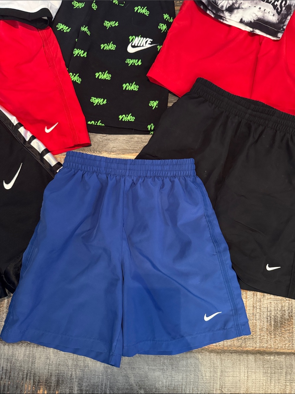 8 pairs of size medium Nike boys athletic shorts - Picture 3 of 10
